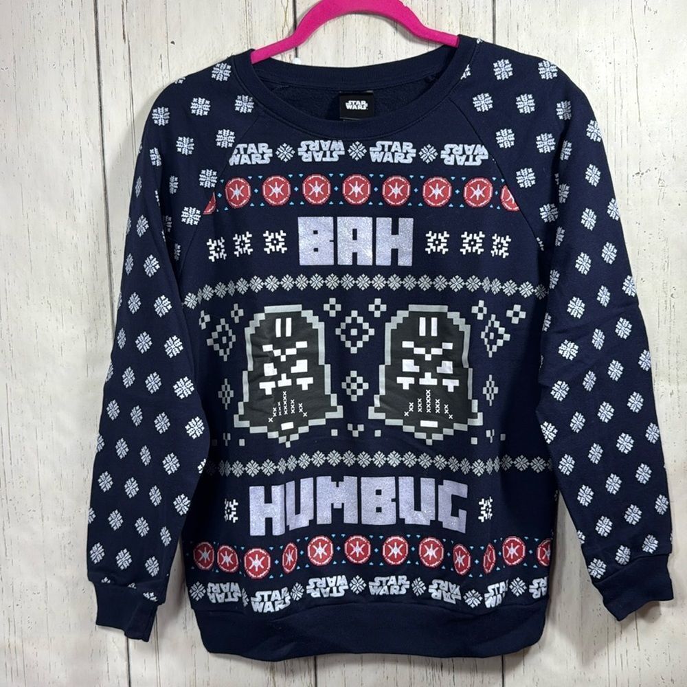 Star Wars Bah Humbug Holiday Party Sweatshirt Unisex Ugly Christmas Festive